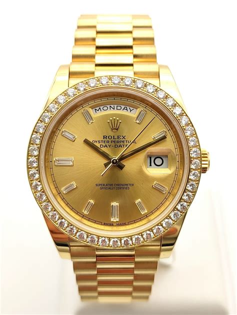 rolex 10 carat gold watch|rolex day date 40 yellow gold.